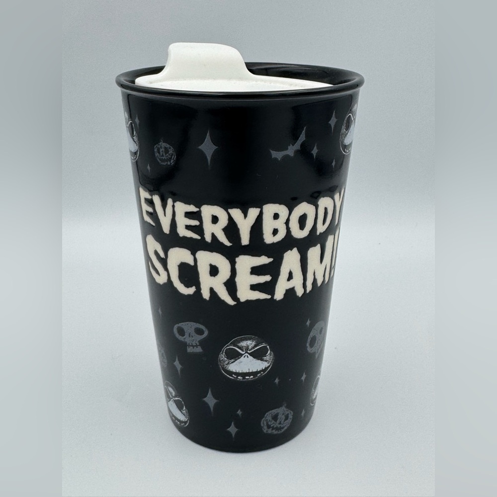 Disney Nightmare Before Christmas Jack Skellington Travel Mug Zak‎ Ceramic